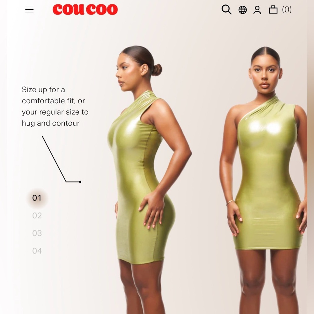 NWT CouCoo GAGNON DRESS - KALAMANSI ICE